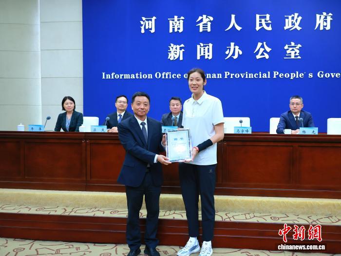 朱婷家乡忆排球初体验:助阵河南打造“全民参