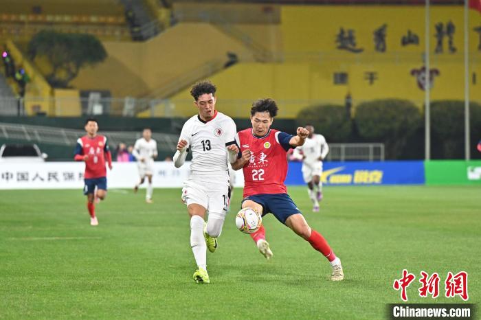 第43届省港杯首回合广东队11战平香港队